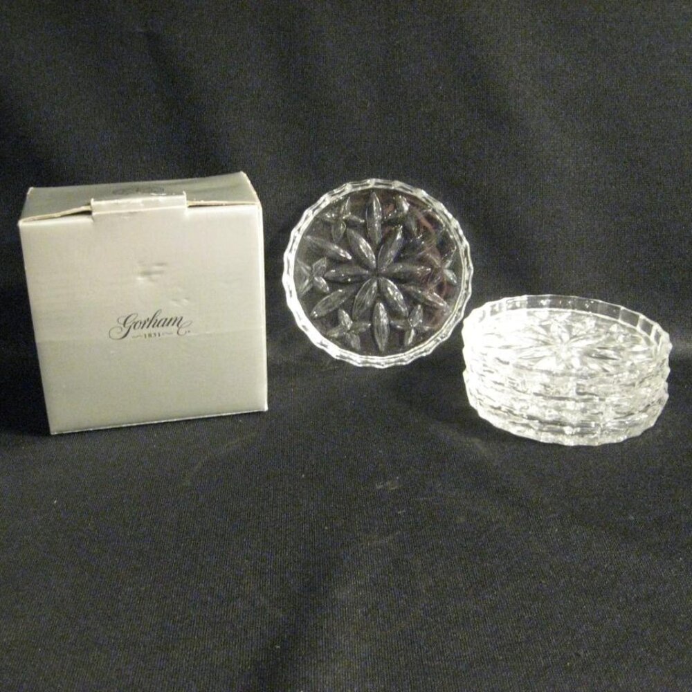 GORHAM LADY ANNE COASTER SET OF FOUR - IN ORIGINAL BOX